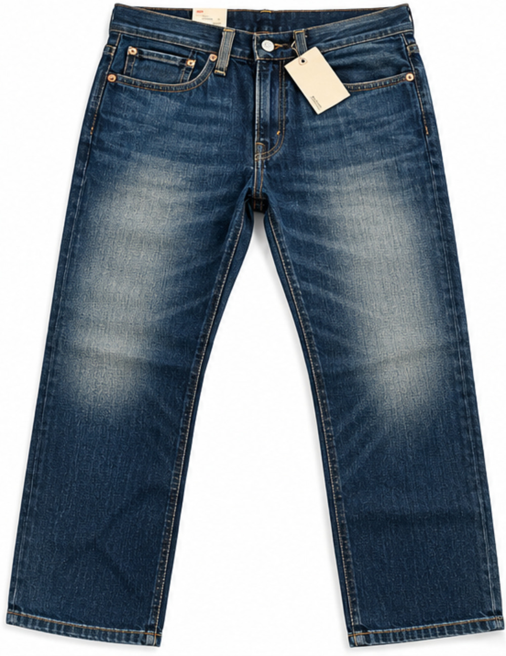 Levi's 514 Men's Jeans 34x30 Straight Fit Dark Wash Blue Denim NWT